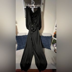 Women’s Black Jumpsuit, Size: Large